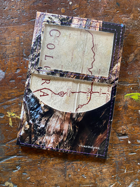 Luxury Handmade ultra thin supple brown leather suede fortunewallet